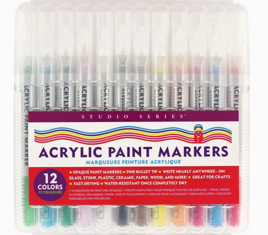 Studio Series Acrylic Paint Marker Set (12-Piece Set)